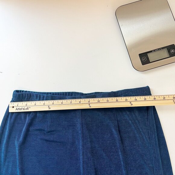 Chico's Travelers Blue Wide Leg Pull On Pants Wrinkle Resistant - Size 3, XL - Picture 4 of 6